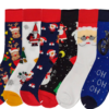 CALCETAS NAVIDEÑAS 5 PIEZAS