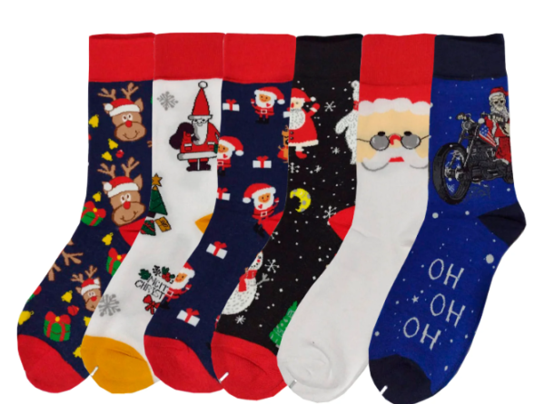 CALCETAS NAVIDEÑAS 5 PIEZAS
