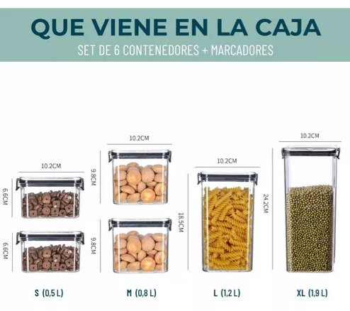 ORGANIZADORES DE COMIDA