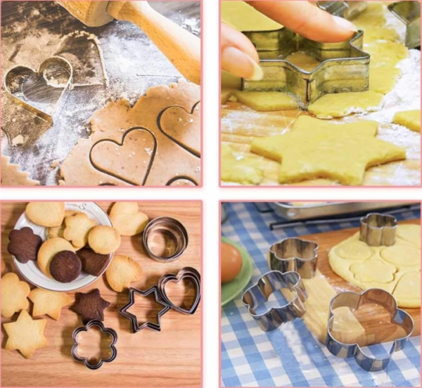 MOLDE DE GALLETAS 8 PIEZAS