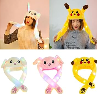 GORRITO CON LUZ Y OREJAS