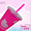 VASO DE HELLO KITTY CON PEDRERIA