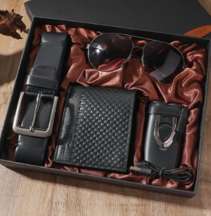 JUEGO CARTERA RELOJ Y AFEITADORA