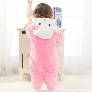 MAMELUCO KITTY INFANTIL