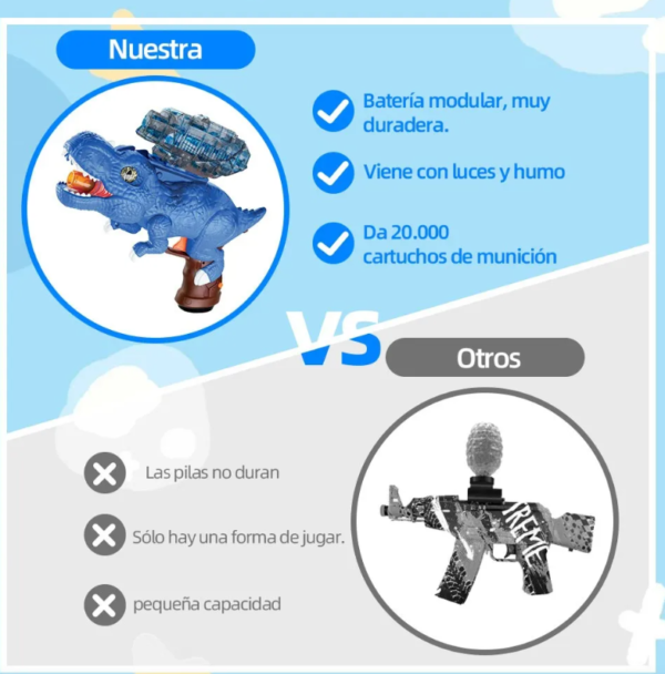 PISTOLA DINOSAURIO