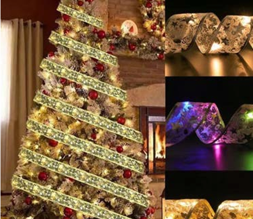 LISTON DE NAVIDAD CON LUZ