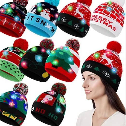 GORRITO DE NAVIDAD CON LUZ