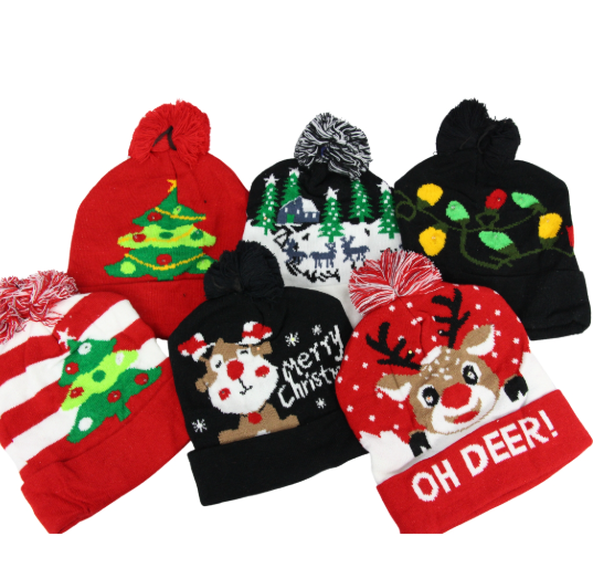 GORRITO DE NAVIDAD CON LUZ