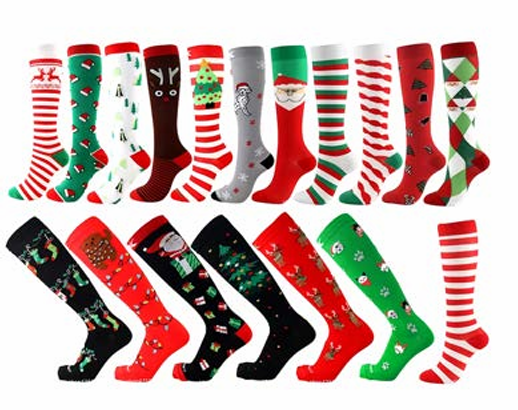 CALCETAS NAVIDEÑAS 10 PARES