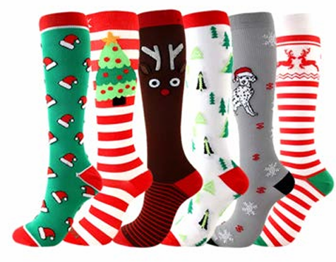 CALCETAS NAVIDEÑAS 10 PARES