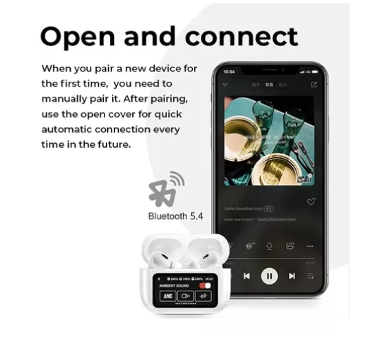 AUDIFONOS CON PANTALLA