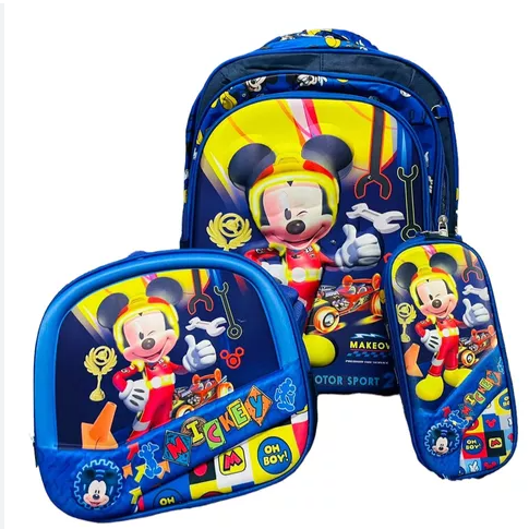 TRIO MOCHILA PERSONAJES