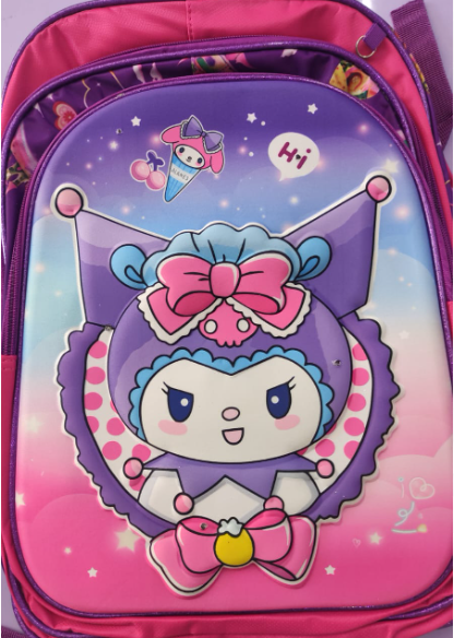 TRIO MOCHILA CON LUZ PERSONAJES