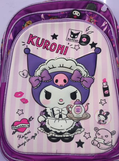 TRIO MOCHILA CON LUZ PERSONAJES