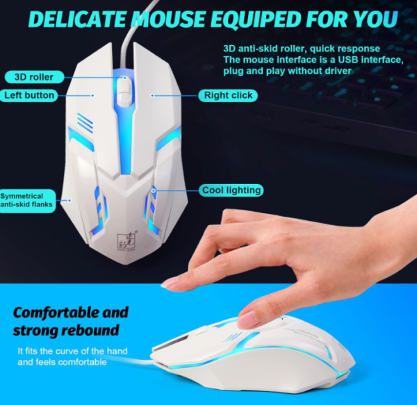 TECLADO Y MOUSE GAMER