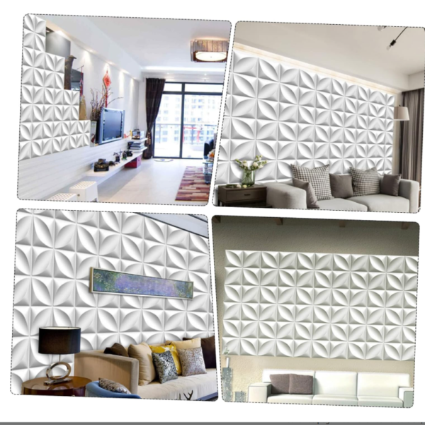 PANEL 3D 30*30 BLANCO