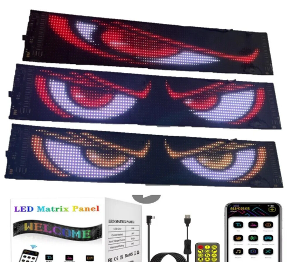 LETRERO LUZ PIXEL 16*32