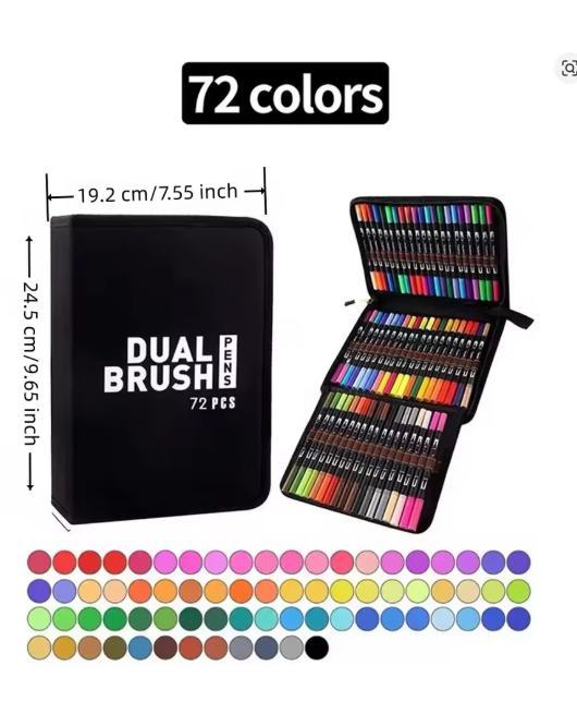 MARCADOR PUNTA FINA 72 PZ