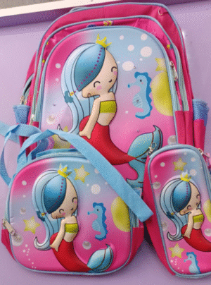 TRIO MOCHILA ANIMADA