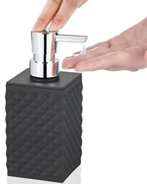 DISPENSADOR DE JABON NEGRO