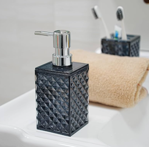 DISPENSADOR DE JABON NEGRO