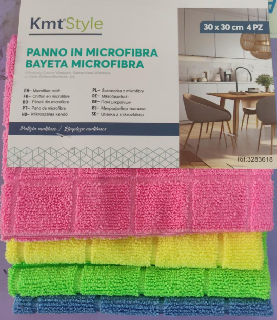 MICROFIBRA 30*30 4PZ