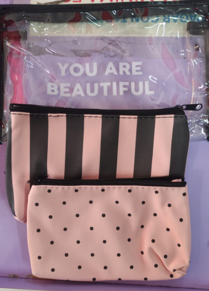 COSMETIQUERAS 3 PZ