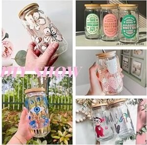 VASO CRISTAL CON POPOTE