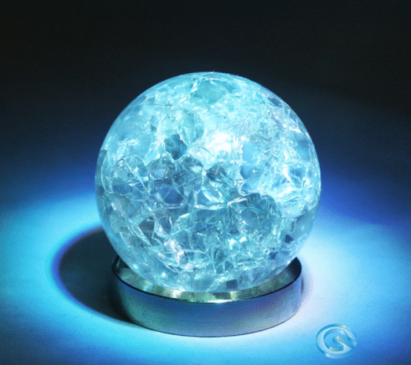 LAMPARA ESFERA CRISTAL