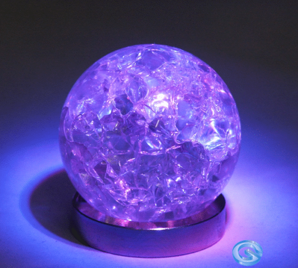 LAMPARA ESFERA CRISTAL