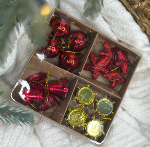 ADORNOS NAVIDEÑOS 16 PIEZAS