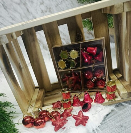 ADORNOS NAVIDEÑOS 16 PIEZAS