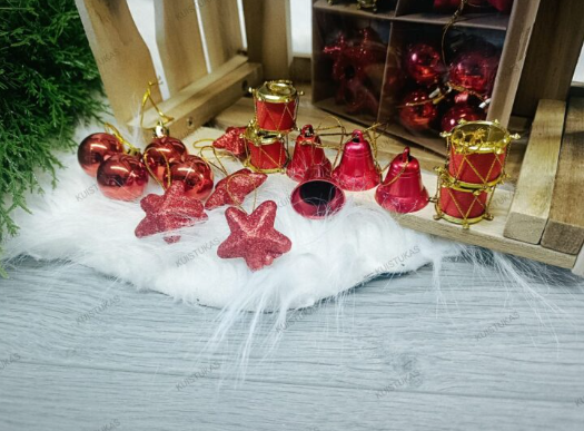 ADORNOS NAVIDEÑOS 20 PIEZAS