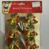 PAR DE CAMPANAS NAVIDEÑAS 6 PIEZAS
