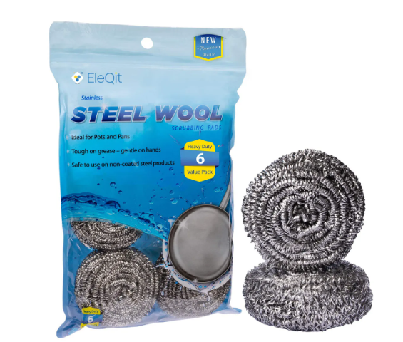 FIBRAS DE ACERO INOXIDABLE 4 PIEZAS