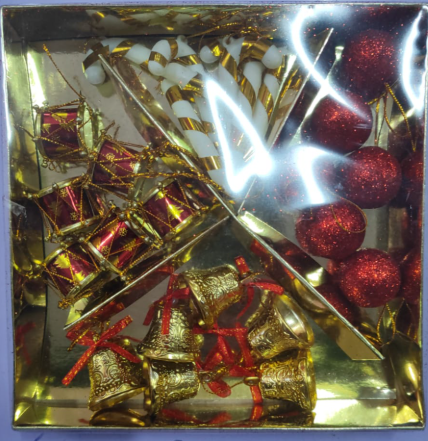 ADORNOS NAVIDEÑOS 24 PIEZAS