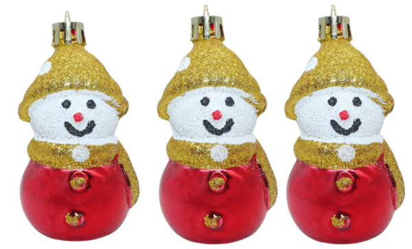 MUÑECOS DE NIEVE 4 PIEZAS