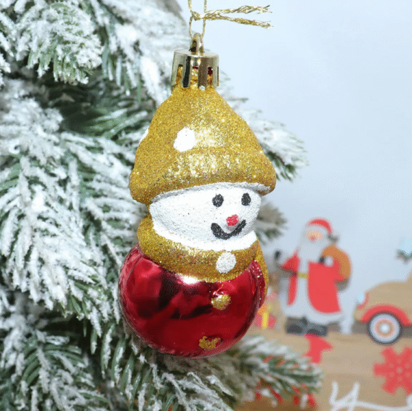 MUÑECOS DE NIEVE 4 PIEZAS