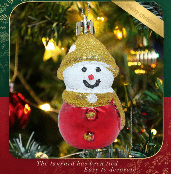 MUÑECOS DE NIEVE 4 PIEZAS