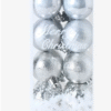 ESFERAS 20 PIEZAS PLATA