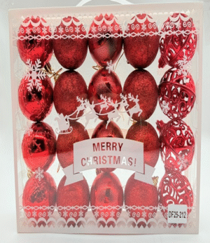 ESFEERAS ROJAS 20 PIEZAS GRANDES