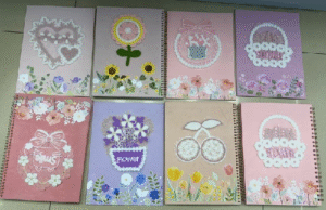 LIBRETA FLORES 3D