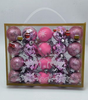 ESFERAS 20 PIEZAS ROSAS